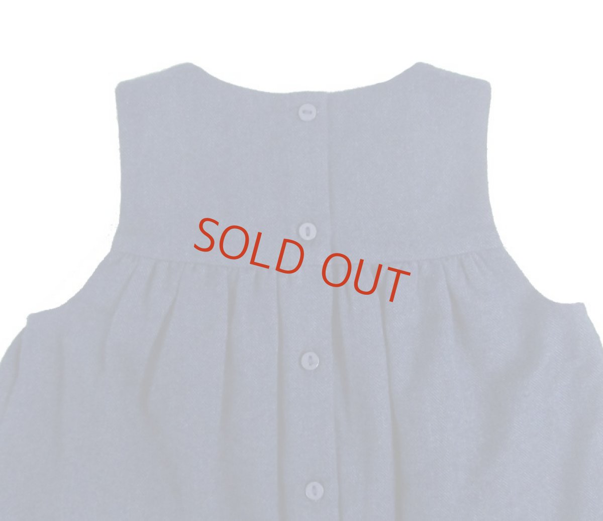 画像6: ヘリンボーン・スモッキング・ドレス_4-5歳用(身長 103-108cm) (6)