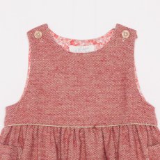 画像3: ピンク・へリンボンワンピース_6ヶ月〜6歳用 (3)