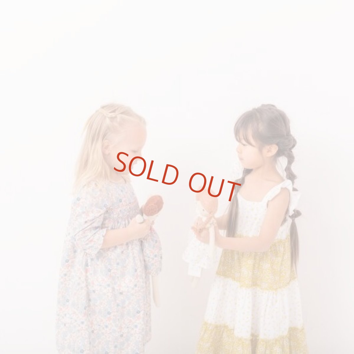 画像6: ロングスリーブ・フラワープリント・スモッキングドレス_1-2歳用(身長 85-92cm) (6)