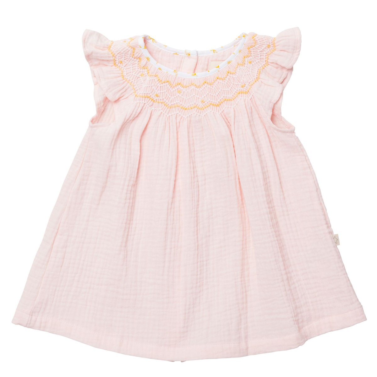 画像1: ピンクモスリンドレス_2〜3歳用(身長 92-98cm) (1)