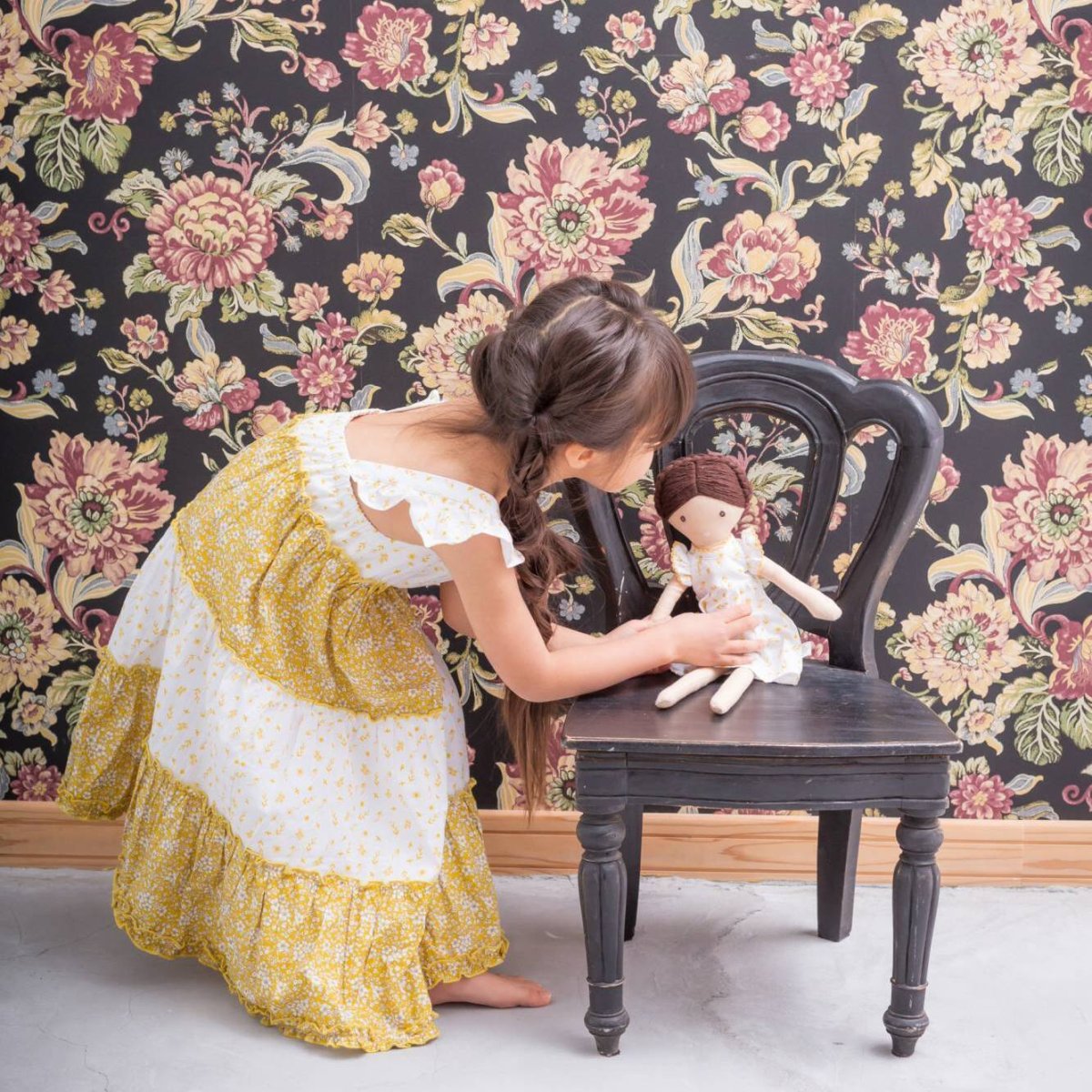 画像8: ティアードフローラルミックスドレス_5-6歳用(身長 108-114cm) (8)