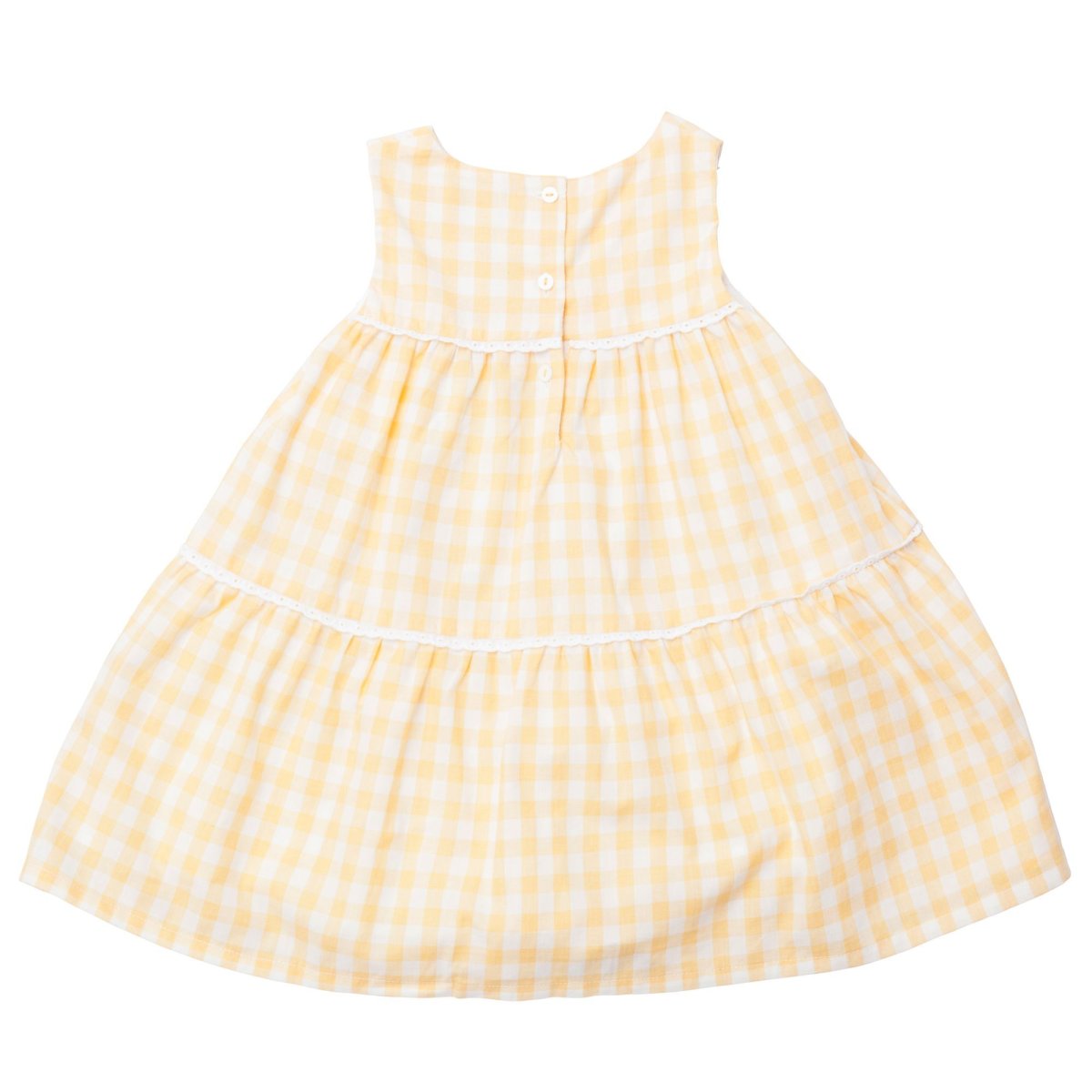 画像4: ティアードギンガムチェックドレス_6-12ヶ月用(身長 80-85cm) (4)