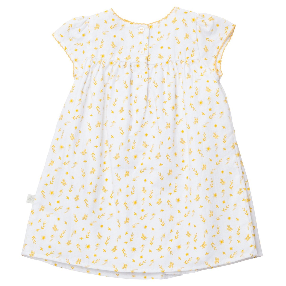 画像2: フローラルプリントスモックドレス_1-2歳用(身長 85-92cm) (2)