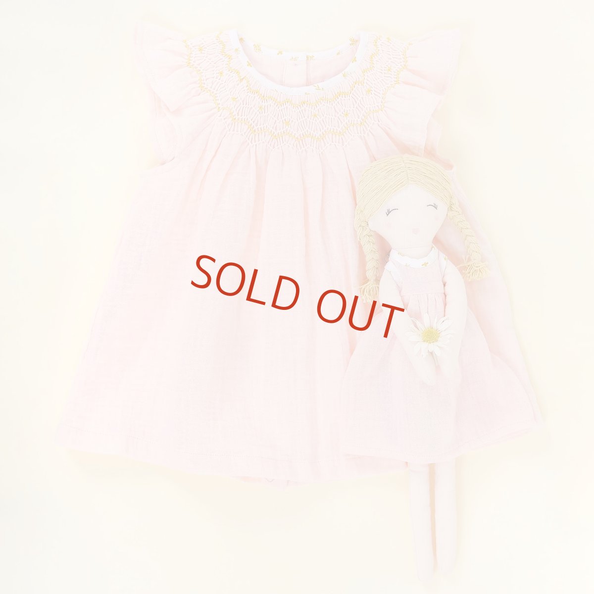 画像4: ピンクモスリンドレス_6-12ヶ月用(身長 80-85cm) (4)