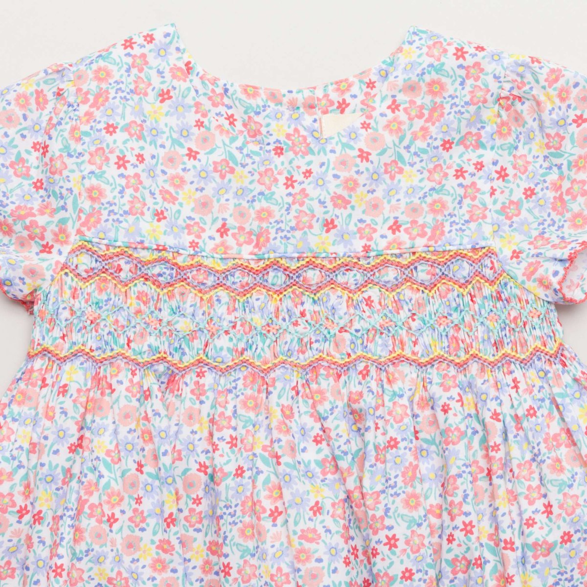 画像3: ローリープリント・ハンドスモックドレス_3-4歳用(身長 98-103cm) (3)