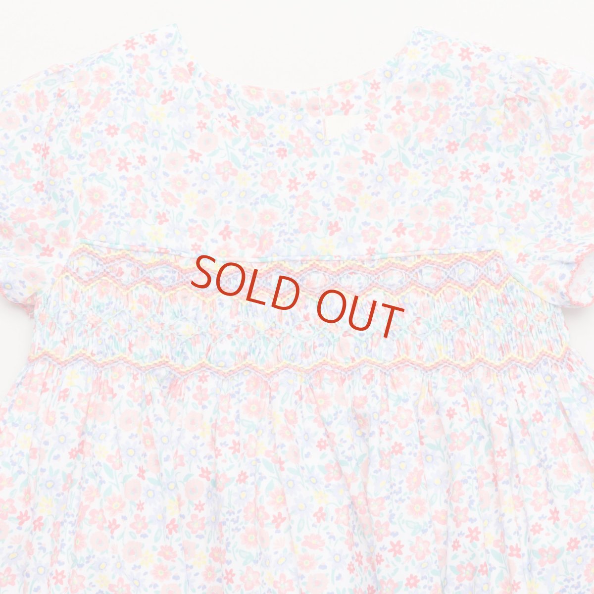 画像3: ローリープリント・ハンドスモックドレス_2-3歳用(身長 92-98cm) (3)