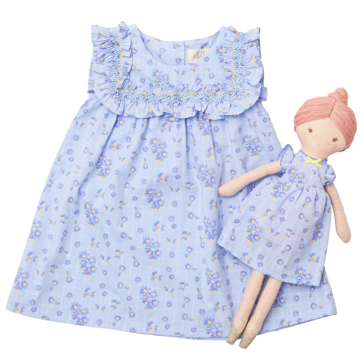 画像5: ライラック・デイジー・ハンドスモックドレス_4-5歳用(身長 103-108cm) (5)