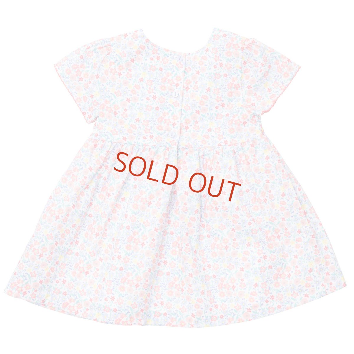 画像2: ローリープリント・ハンドスモックドレス_2-3歳用(身長 92-98cm) (2)