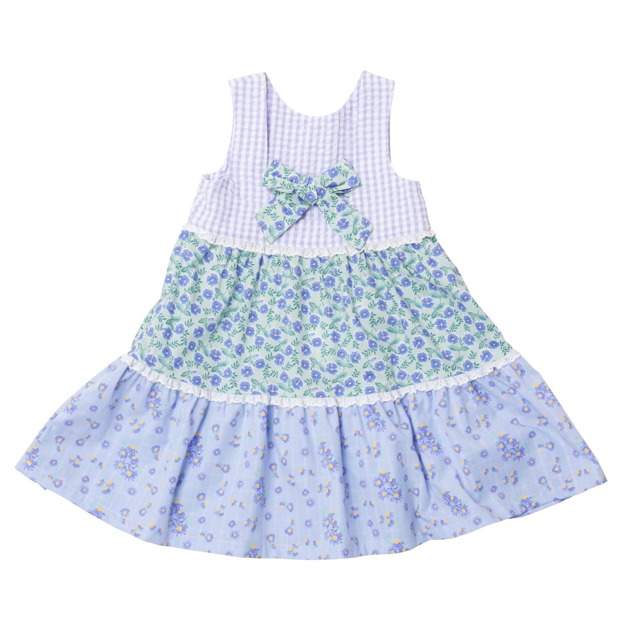 画像2: ティアード・ブルームドレス_2〜3歳用(身長 92-98cm) (2)