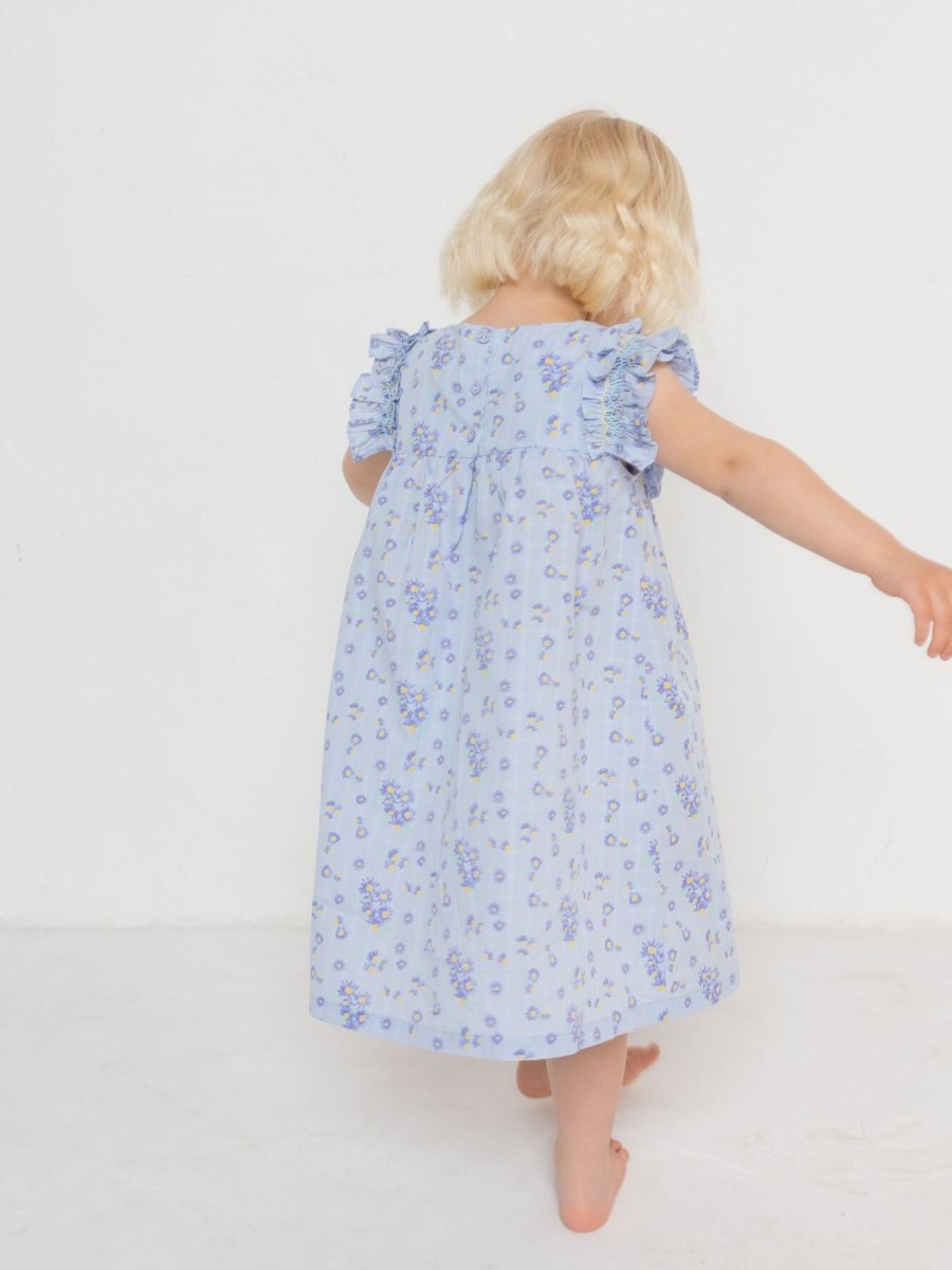 画像7: ライラック・デイジー・ハンドスモックドレス_4-5歳用(身長 103-108cm) (7)