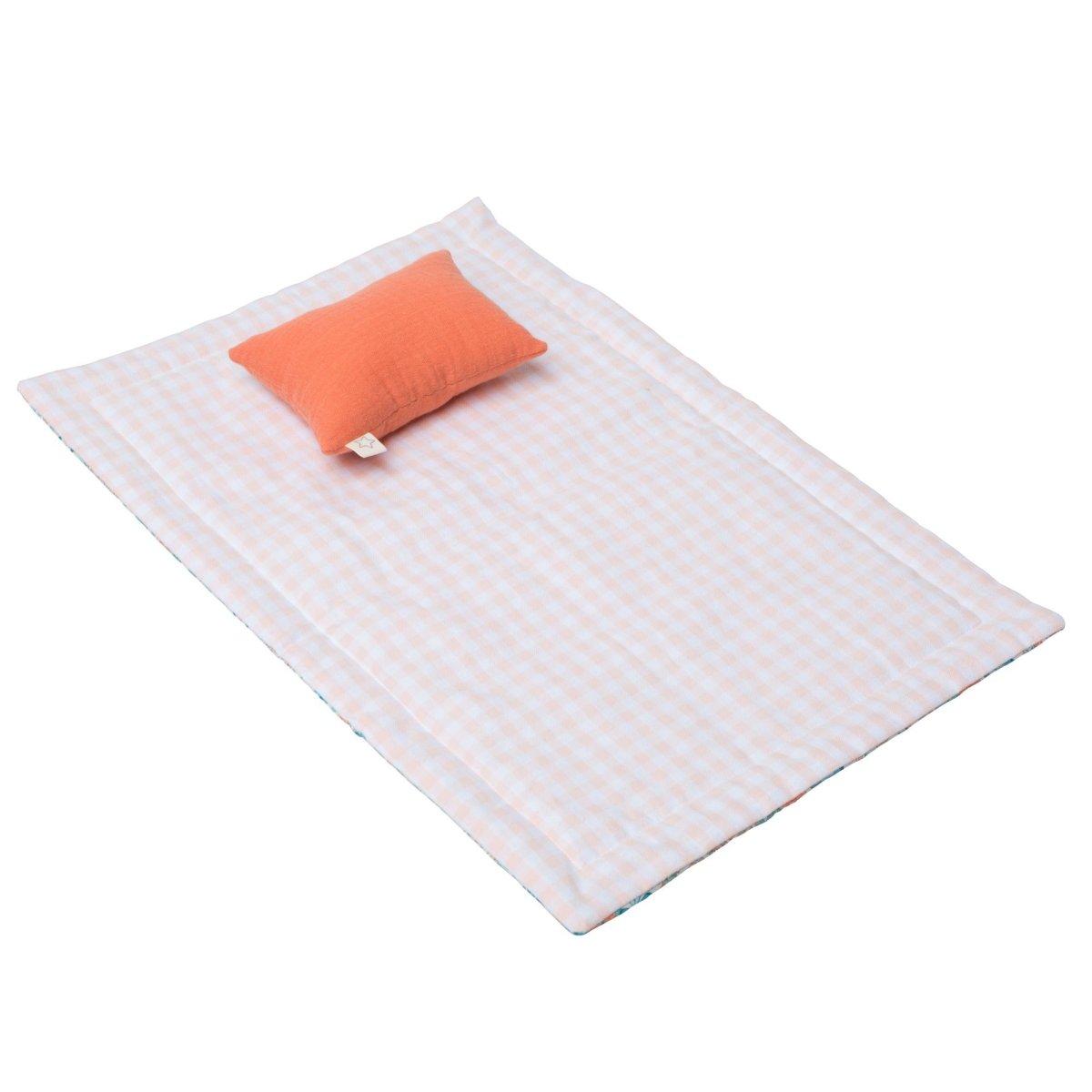 画像4: 【ドール用】お布団セット　オレンジ (4)