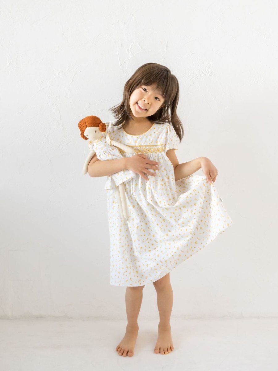 画像7: フローラルプリントスモックドレス_1-2歳用(身長 85-92cm) (7)