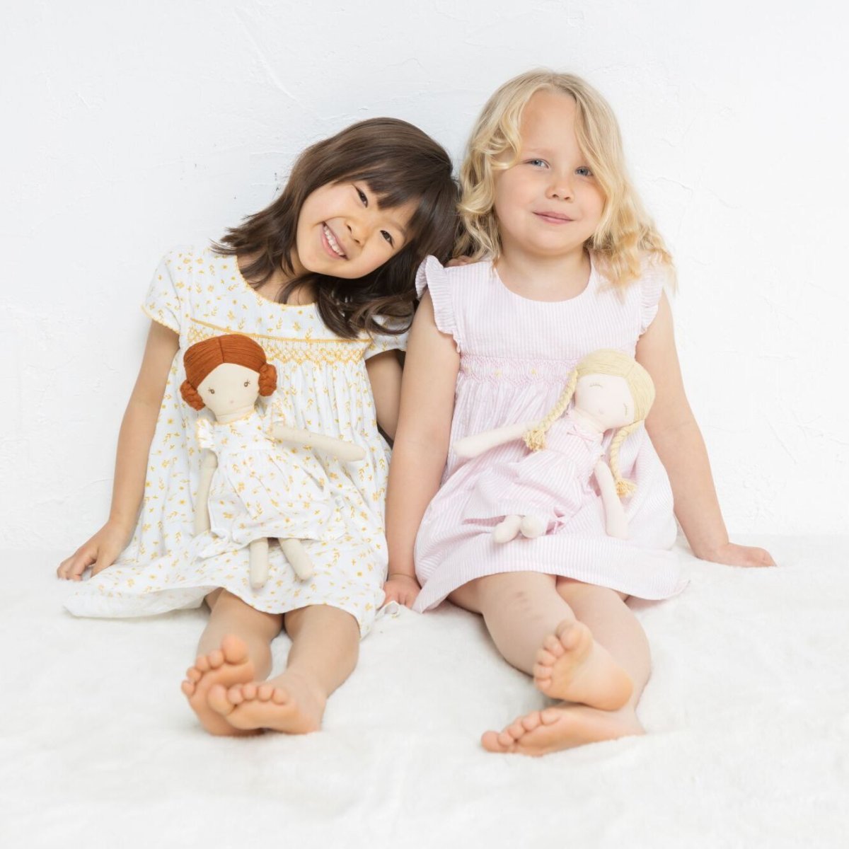 画像8: ピンクストライプスモックドレス_3-4歳用(身長 98-103cm) (8)