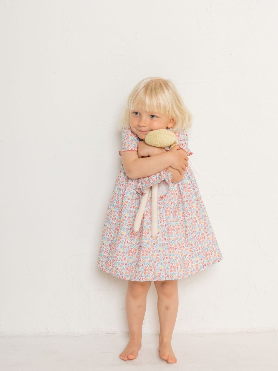 画像7: ローリープリント・ハンドスモックドレス_3-4歳用(身長 98-103cm) (7)