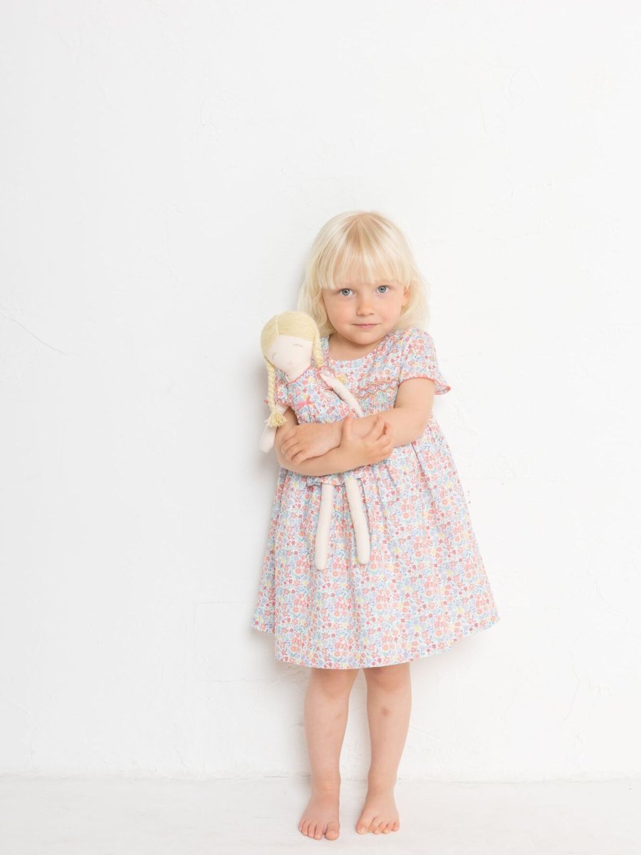 画像6: ローリープリント・ハンドスモックドレス_3-4歳用(身長 98-103cm) (6)