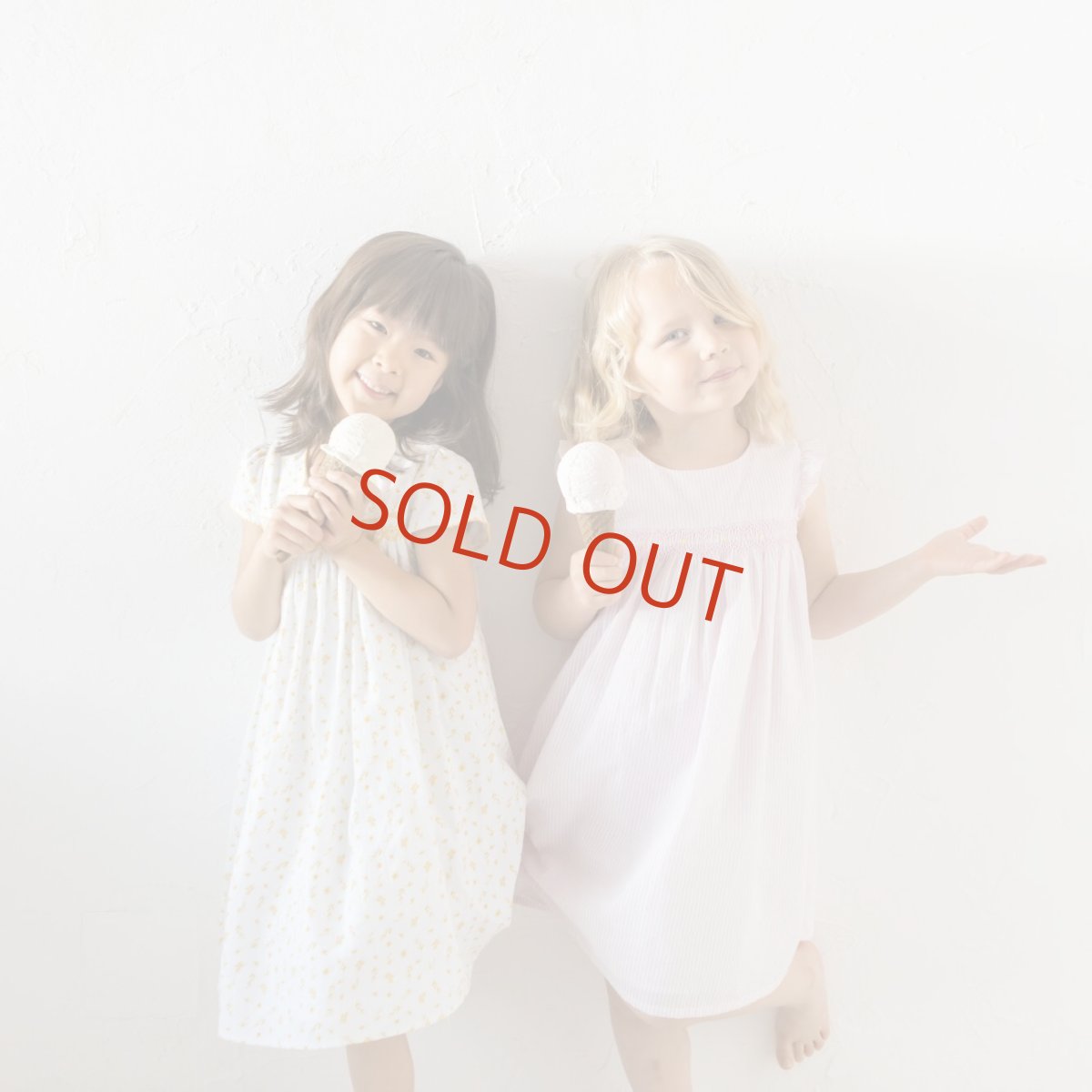 画像7: ピンクストライプスモックドレス_4-5歳用(身長 103-108cm) (7)