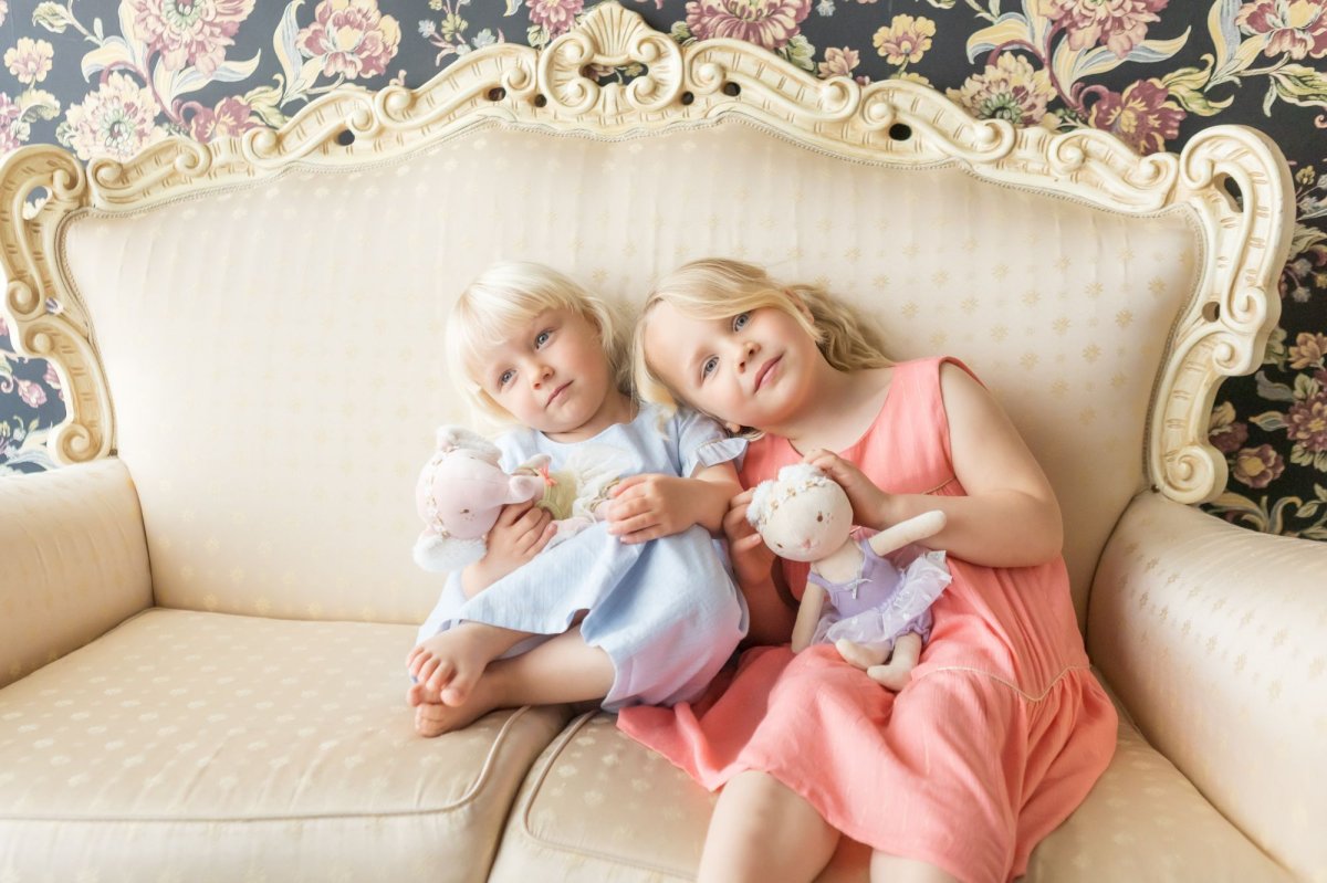 画像7: ブルーゴールド・シルバー・スモックドレス_4-5歳用(身長 103-108cm) (7)