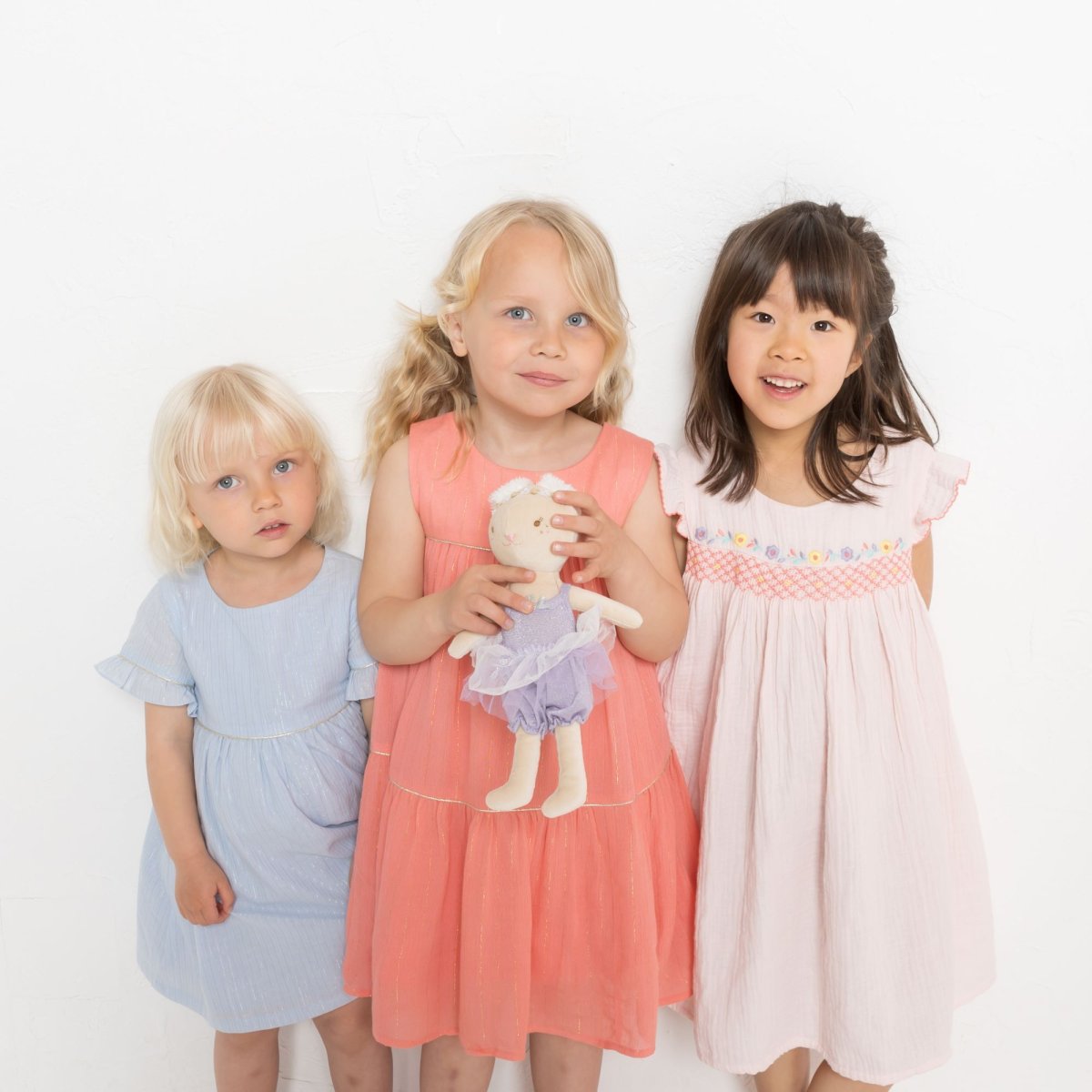 画像7: コーラルゴールド・ストライプドレス_6-12ヶ月用(身長 80-85cm) (7)