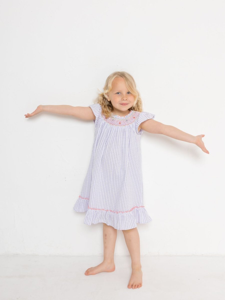 画像5: デイジー・ハンドスモックドレス_6-12ヶ月用(身長 80-85cm) (5)