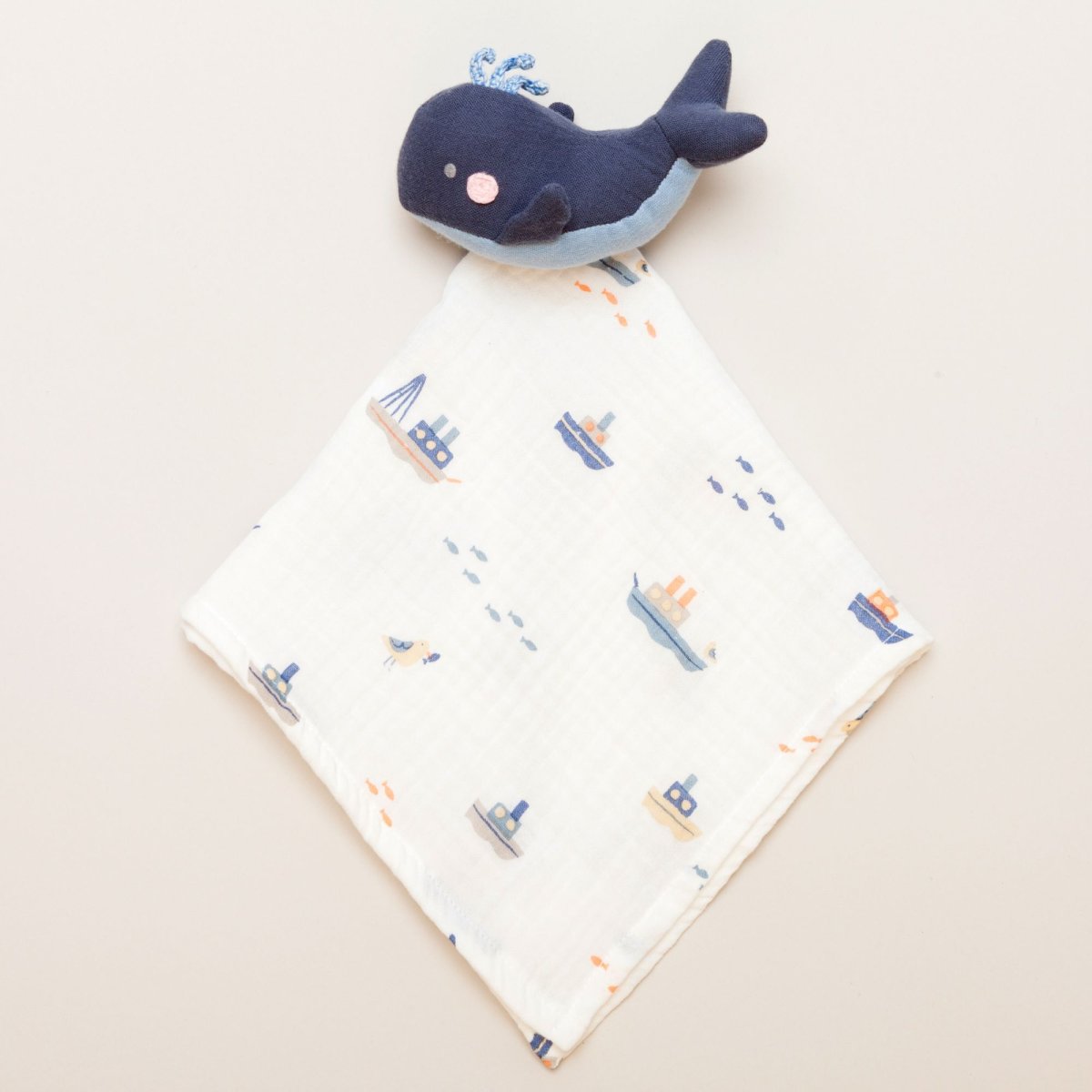 画像3: おしゃぶり・クジラ・ガーゼハンカチ (3)