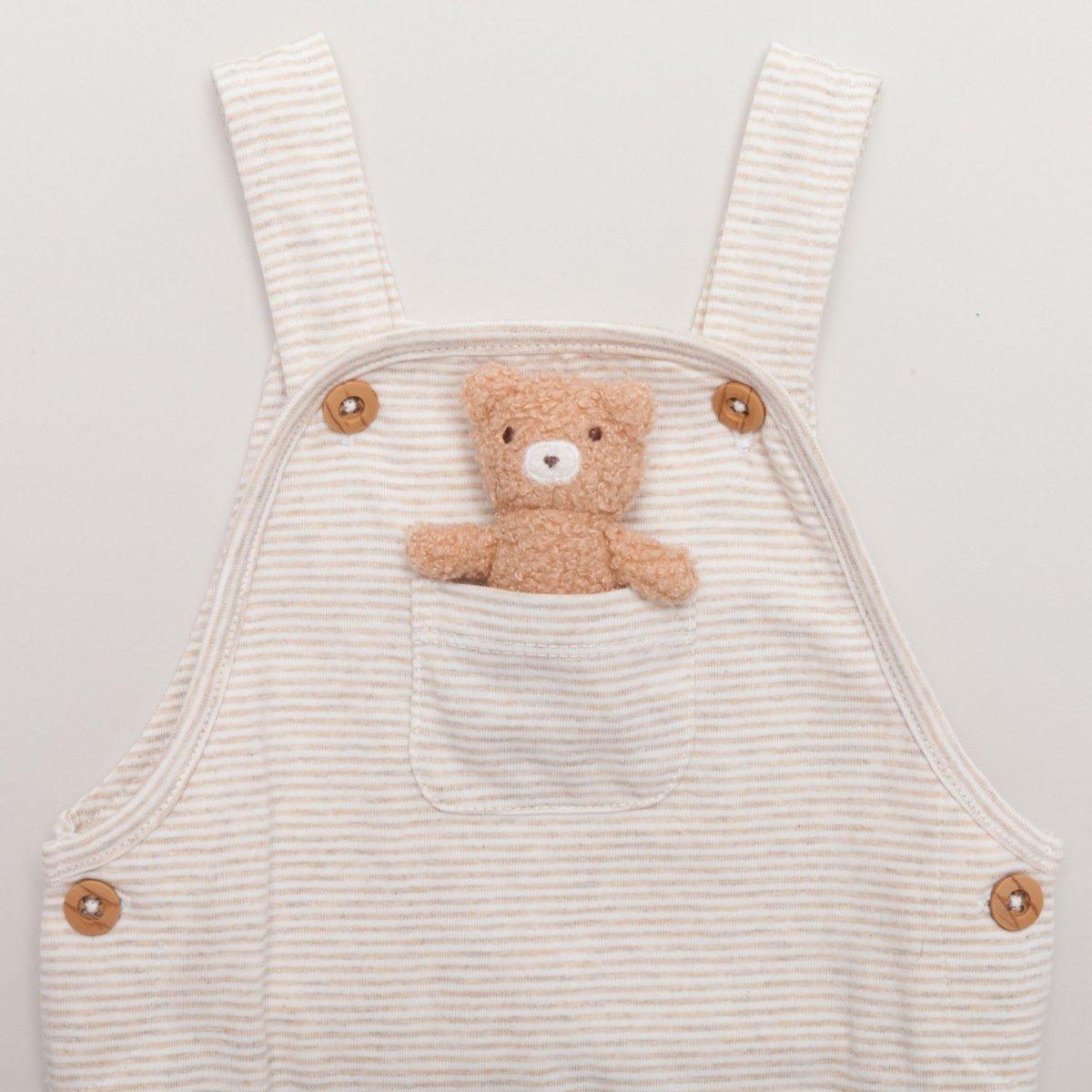 画像3: テディーベア・ショートダンガリー_6-12ヶ月用(身長 70cm) (3)