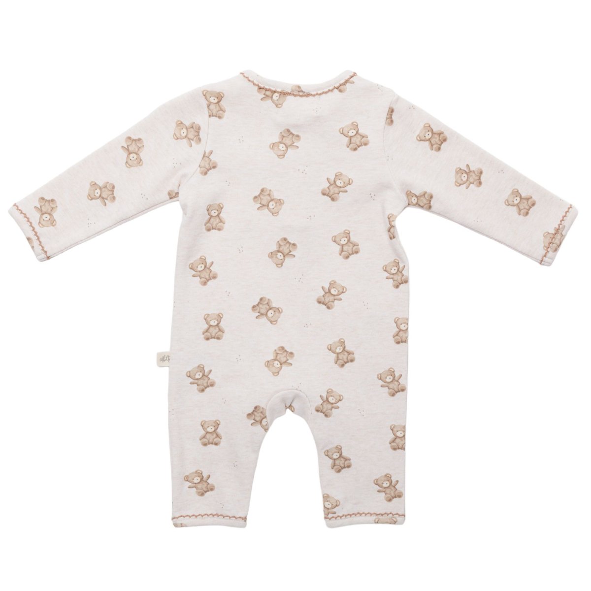 画像2: テディーベアプリントロンパース_70cm (2)