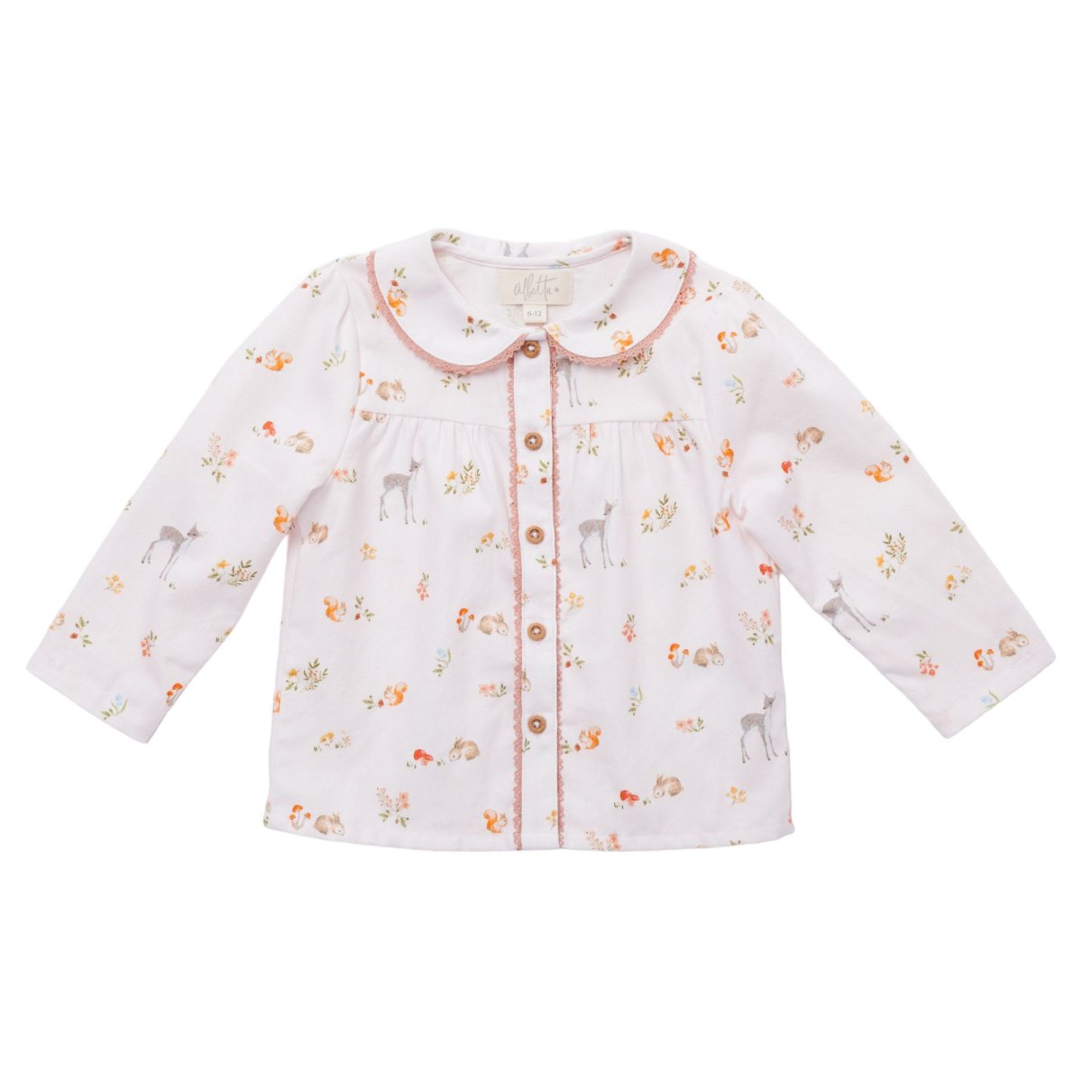 画像4: 子鹿プリントのパジャマ_2-3歳用(身長 92-98cm) (4)