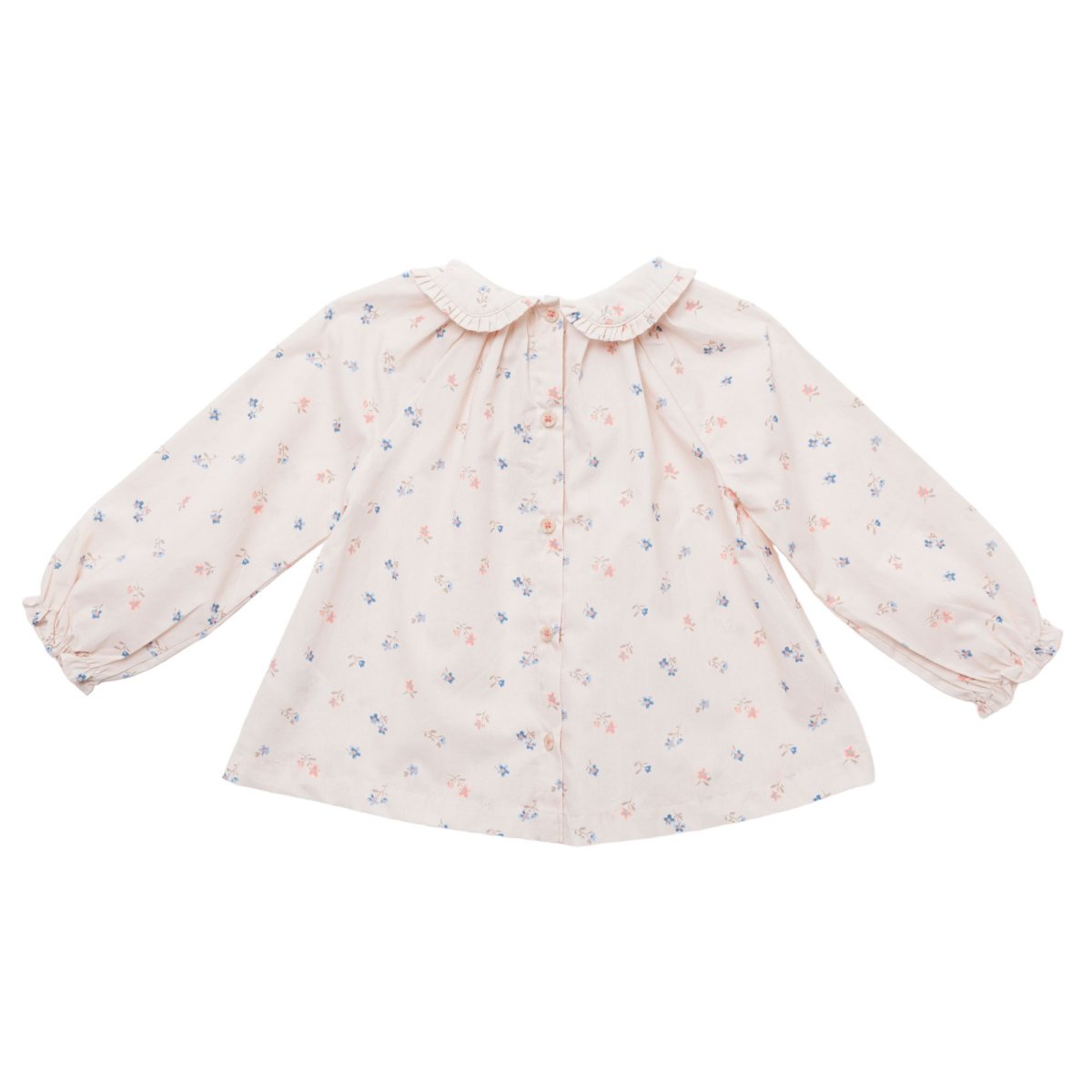 画像2: フラワープリント・ピーターパンブラウス_3〜4歳用(身長 98-103cm) (2)