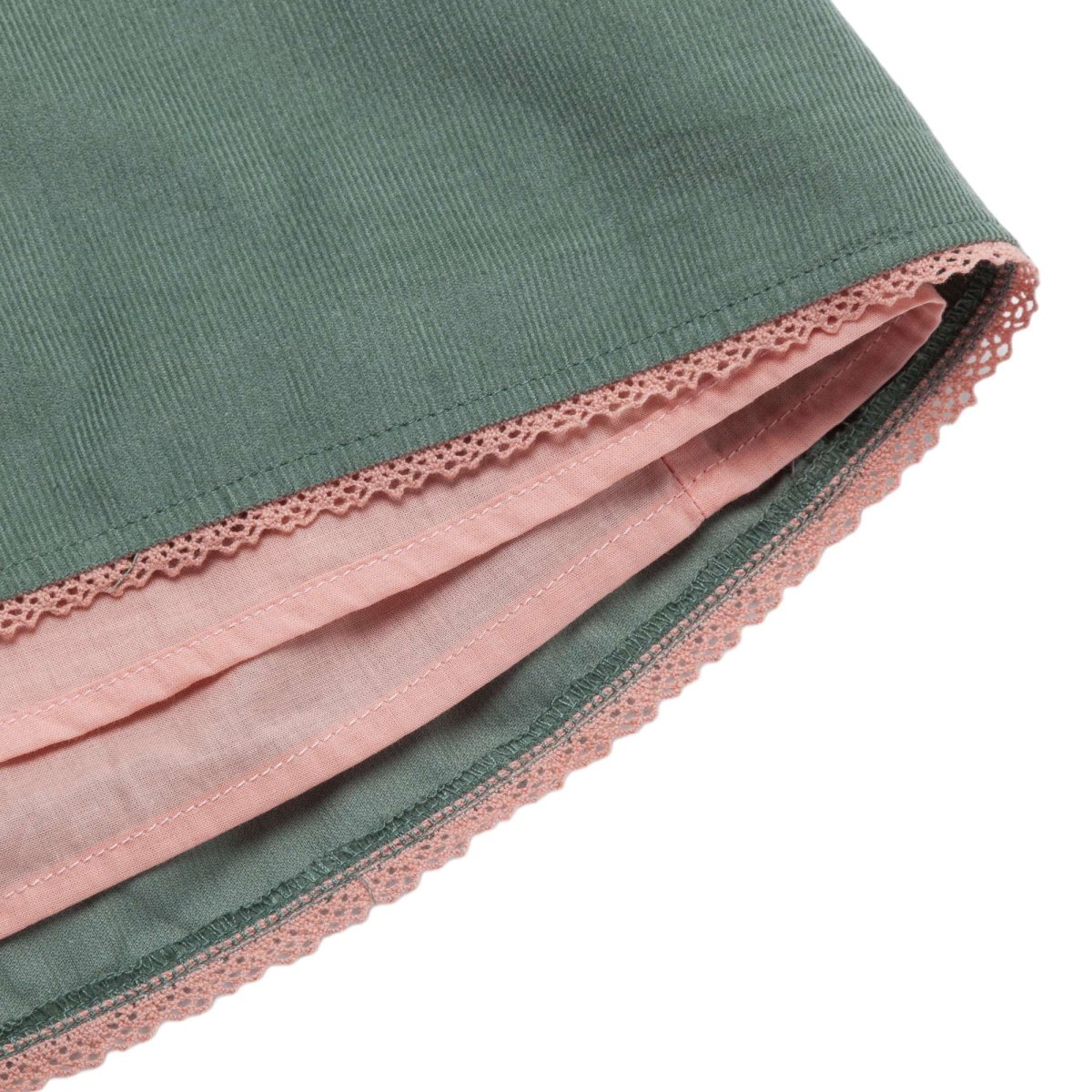 画像5: グリーン・コーデュロイドレス_4-5歳用(身長 103-108cm) (5)