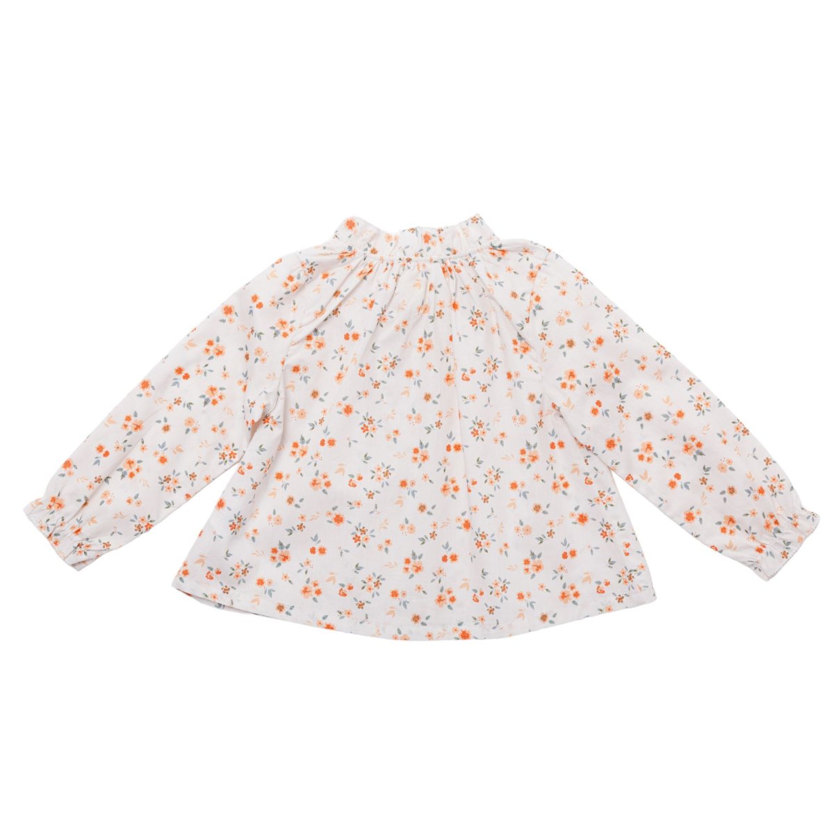 画像2: ホワイトルイーズ・プリントブラウス_4-5歳用(身長 103-108cm) (2)