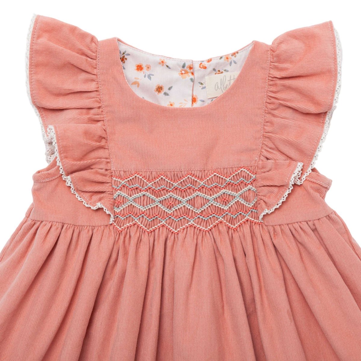 画像3: ピンクコーデュロイドレス_3-4歳用(身長 98-103cm) (3)