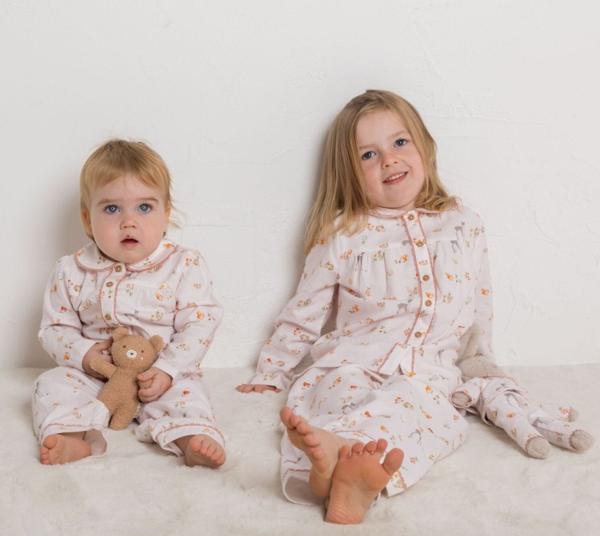 画像17: 子鹿プリントのパジャマ_2-3歳用(身長 92-98cm) (17)