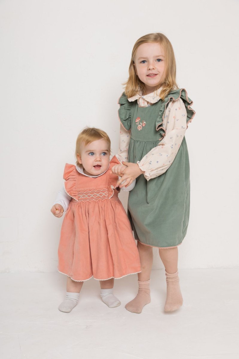 画像12: ピンクコーデュロイドレス_3-4歳用(身長 98-103cm) (12)