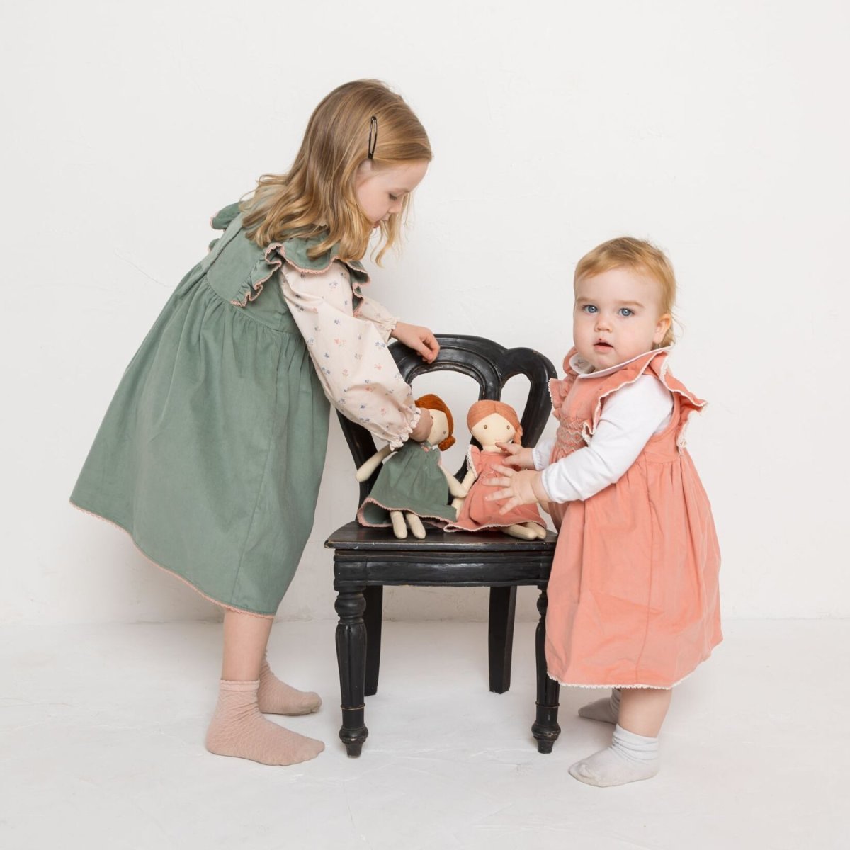 画像14: ピンクコーデュロイドレス_3-4歳用(身長 98-103cm) (14)