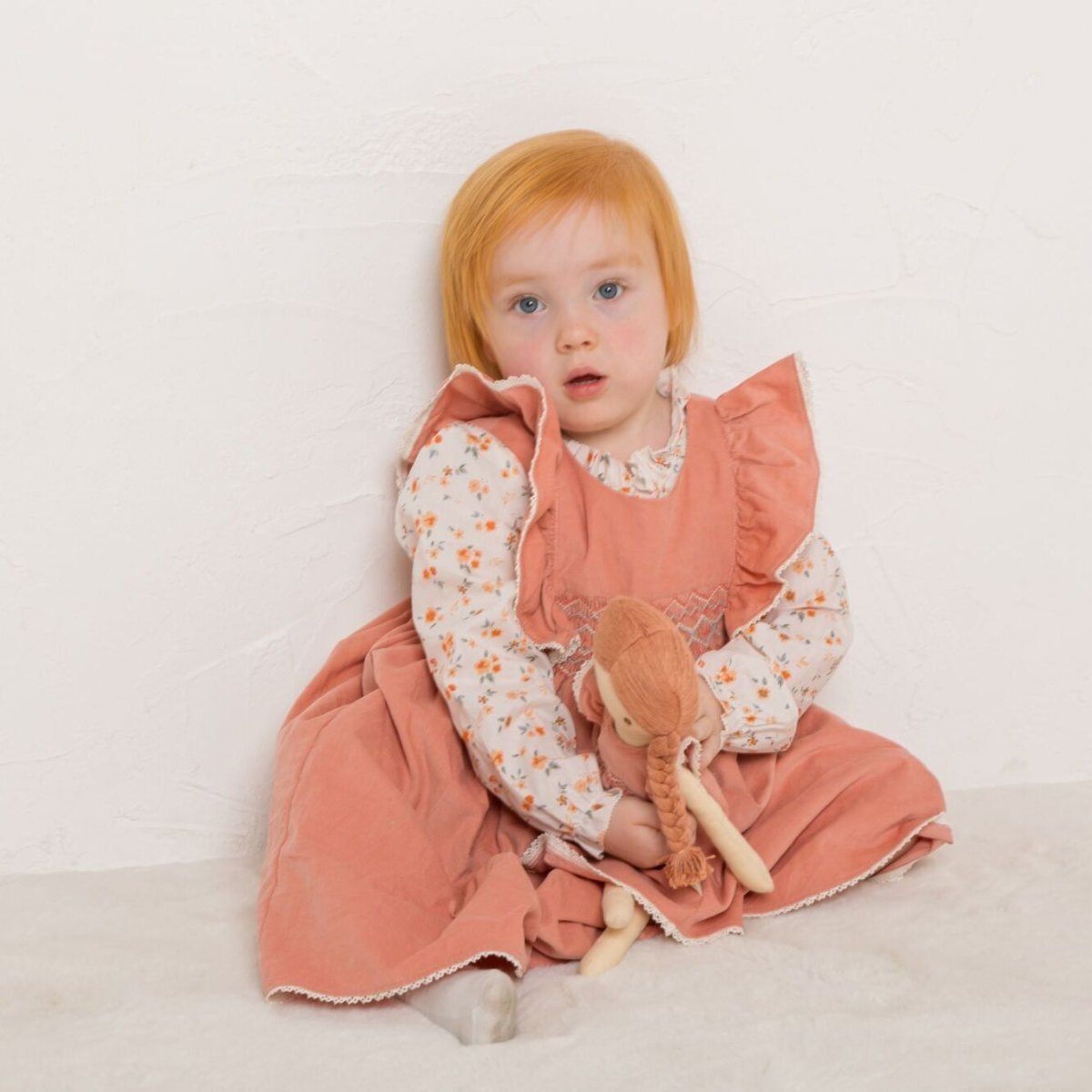 画像5: ホワイトルイーズ・プリントブラウス_4-5歳用(身長 103-108cm) (5)