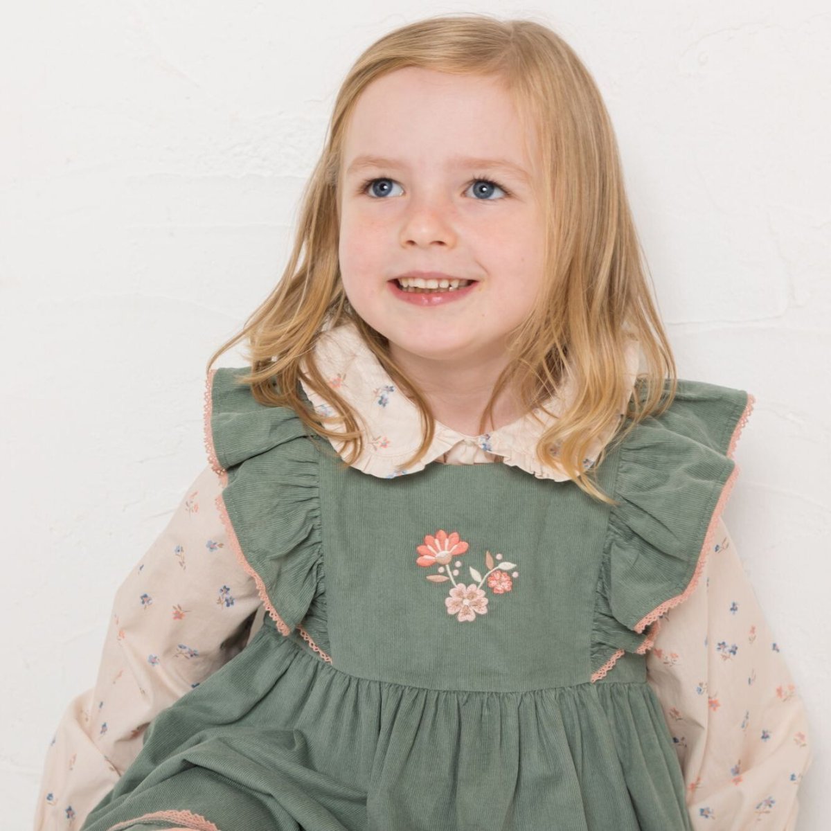 画像6: フラワープリント・ピーターパンブラウス_3〜4歳用(身長 98-103cm) (6)