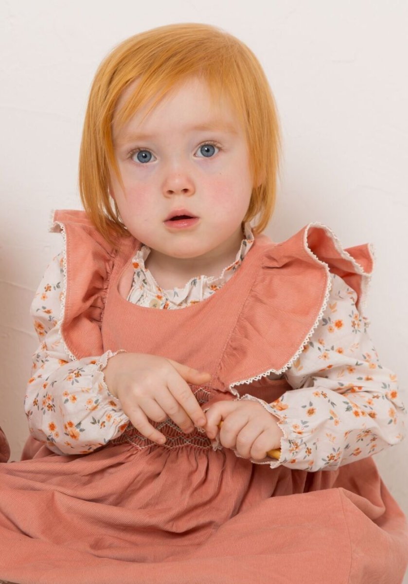 画像6: ホワイトルイーズ・プリントブラウス_4-5歳用(身長 103-108cm) (6)