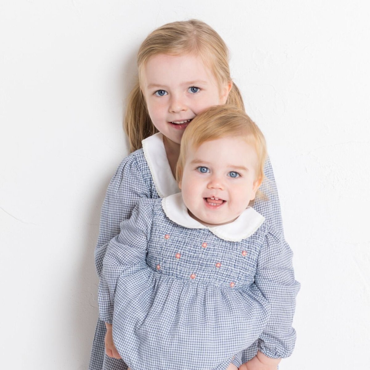 画像13: ブルー・ギンガムチェック・ドレス_4-5歳用(身長 103-108cm) (13)