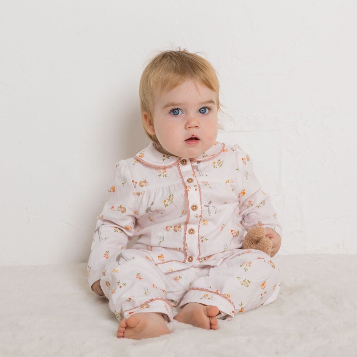 画像13: 子鹿プリントのパジャマ_2-3歳用(身長 92-98cm) (13)