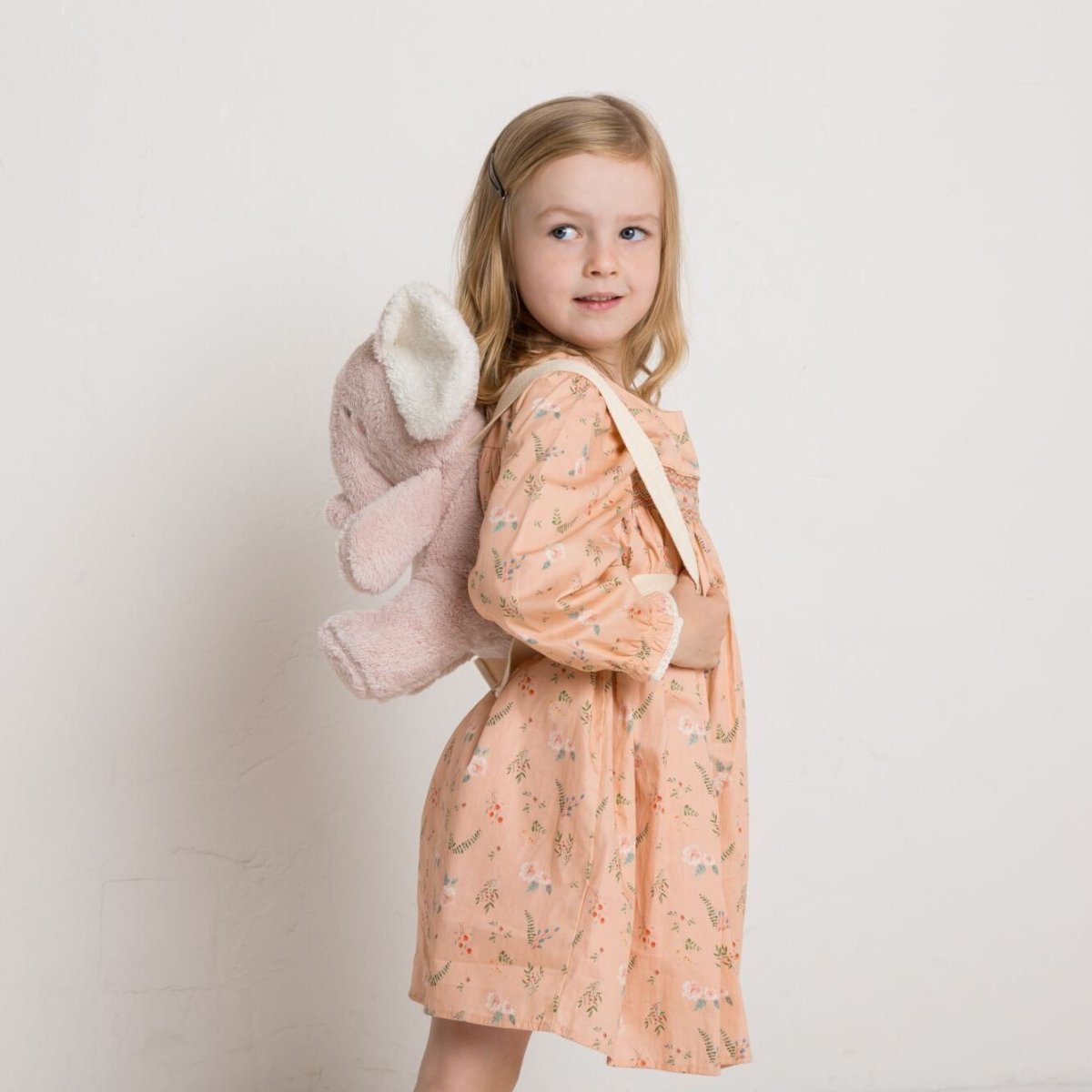 画像5: もふもふ・ピンク・ゾウリュック (5)