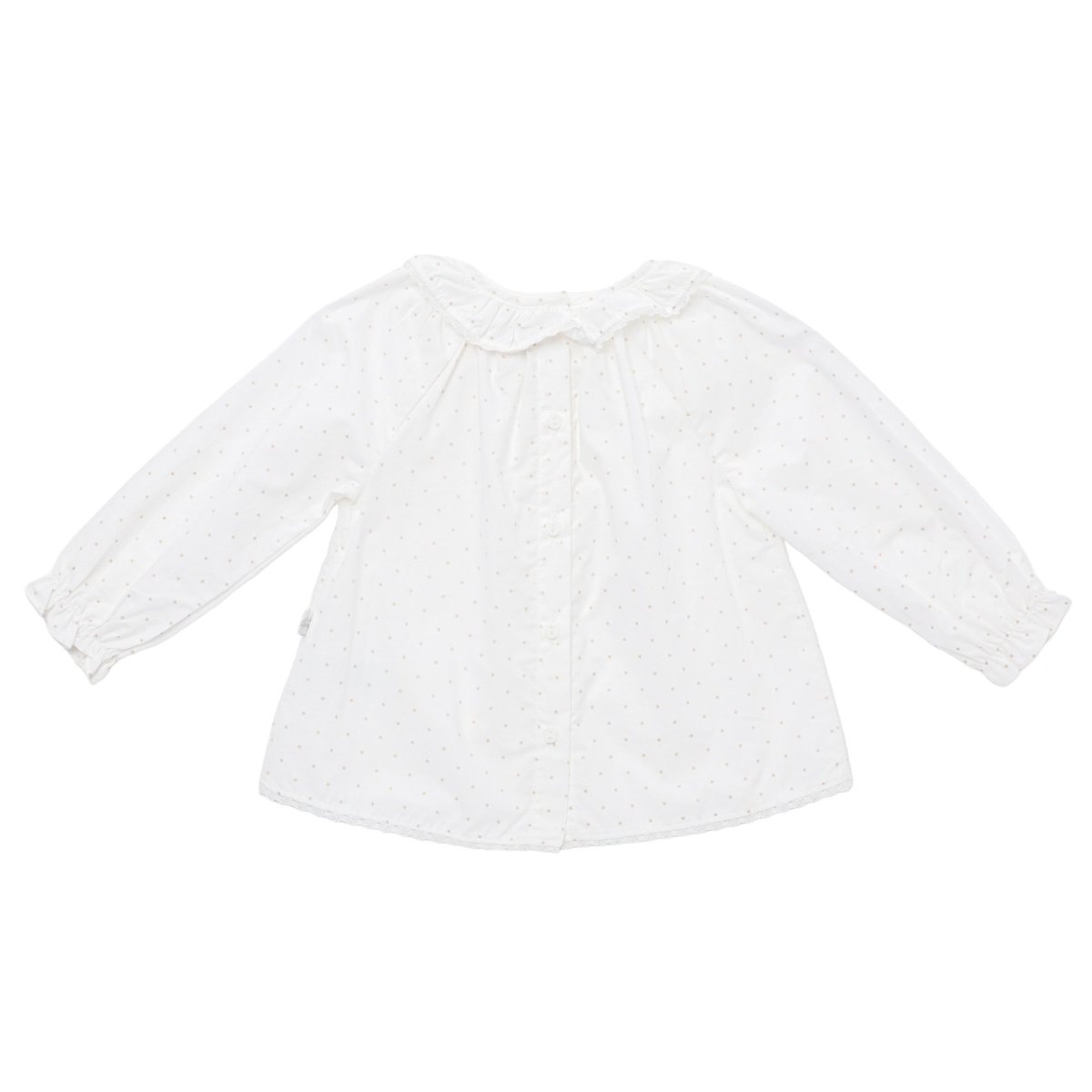 画像2: ドットプリントブラウス_4-5歳用(身長 103-108cm) (2)