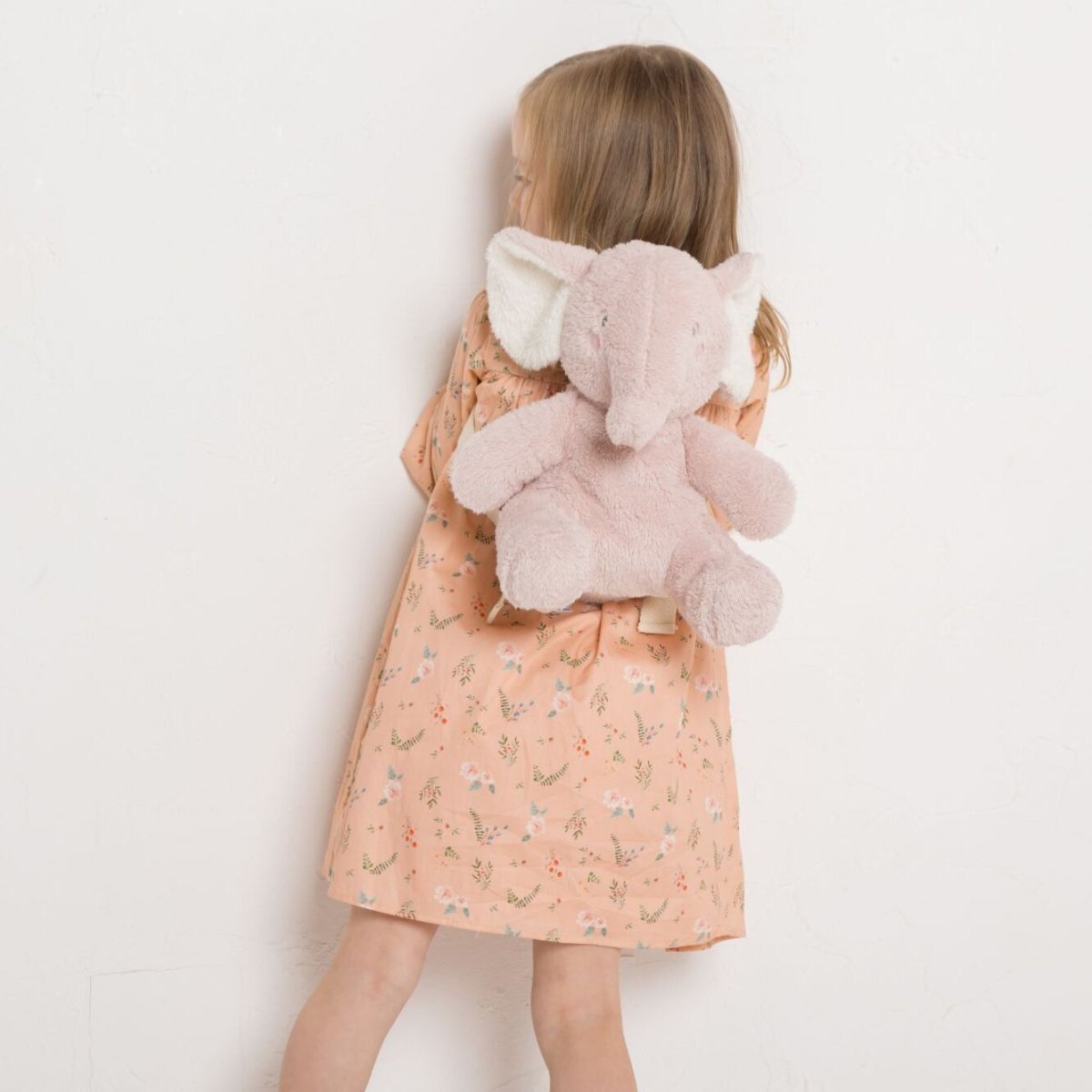 画像4: もふもふ・ピンク・ゾウリュック (4)