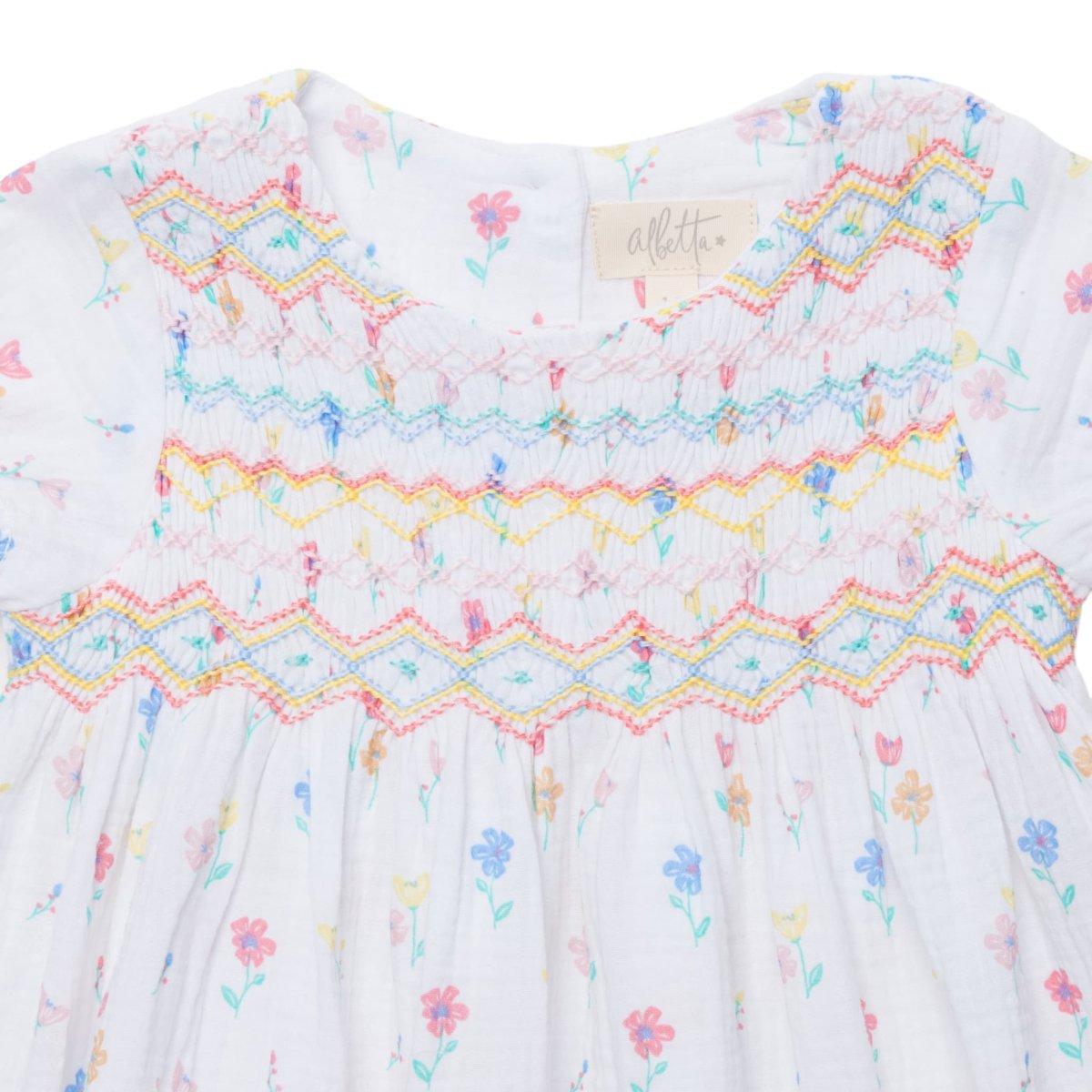 画像2: ポピー・ハンドスモックドレス_3〜4歳用(身長 98-103cm) (2)