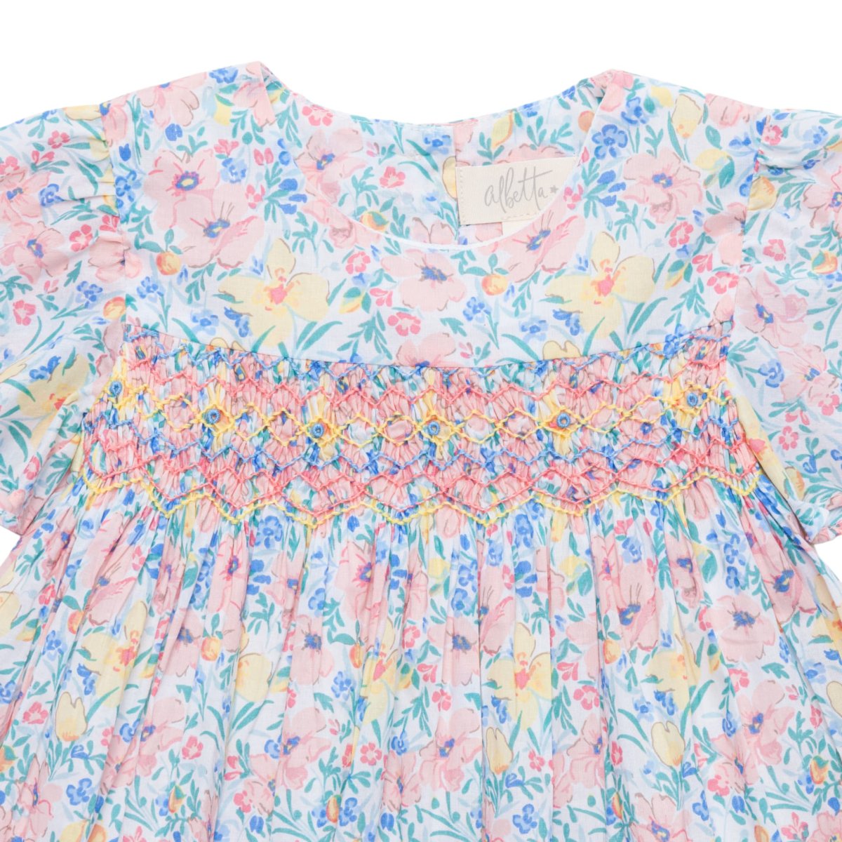 画像4: ロレッタ・ハンドスモックドレス_4〜5歳用(身長 103-108cm) (4)