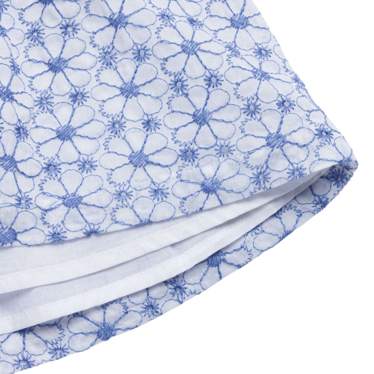 画像5: ブルーフラワー刺しゅう・ドレス_2〜3歳用(身長 92-98cm) (5)