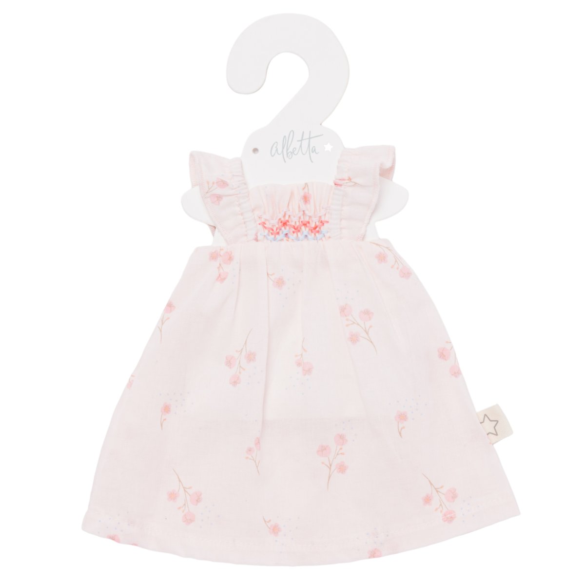 画像2: 【ドール用】ジョージナピンク・ハンドスモック・ドールドレス (2)