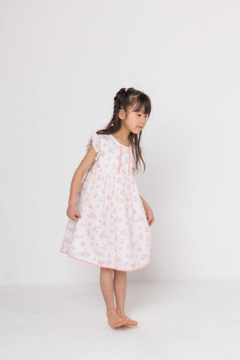 画像6: バーディーフラワー・ドレス_2〜3歳用(身長 92-98cm) (6)