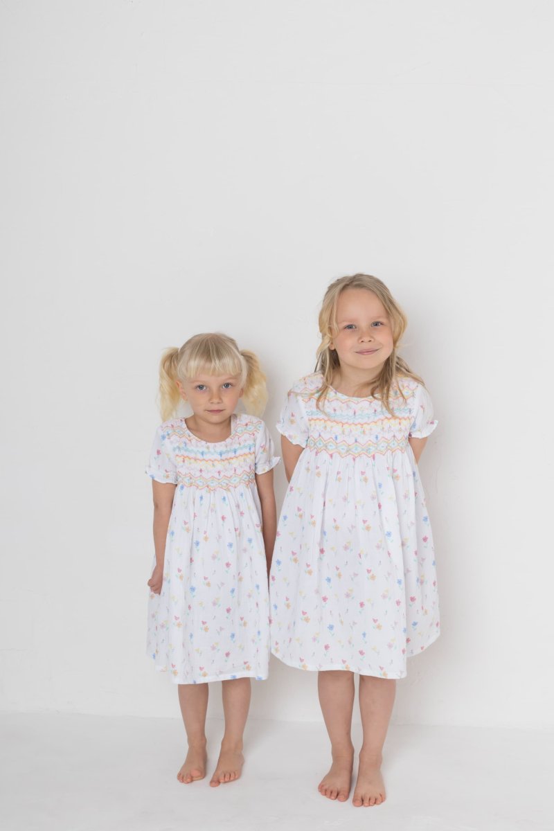 画像5: ポピー・ハンドスモックドレス_3〜4歳用(身長 98-103cm) (5)