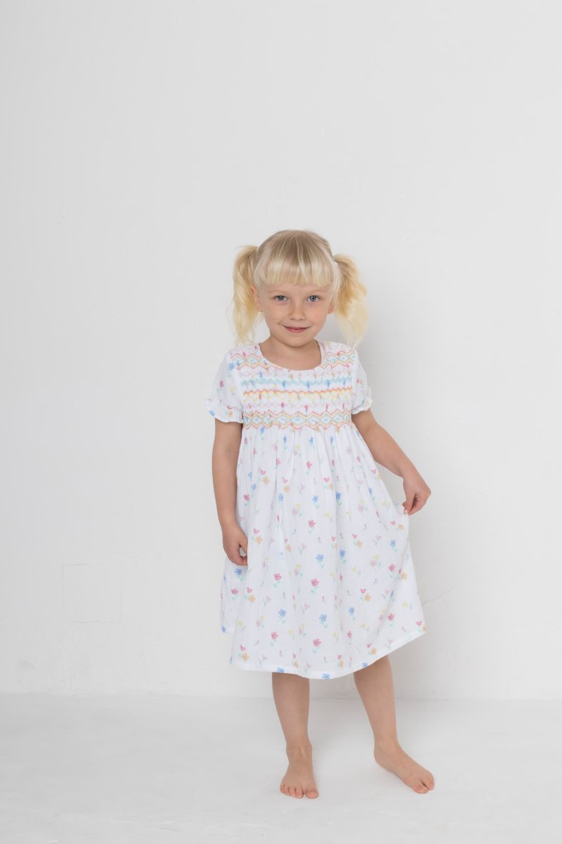 画像10: ポピー・ハンドスモックドレス_3〜4歳用(身長 98-103cm) (10)