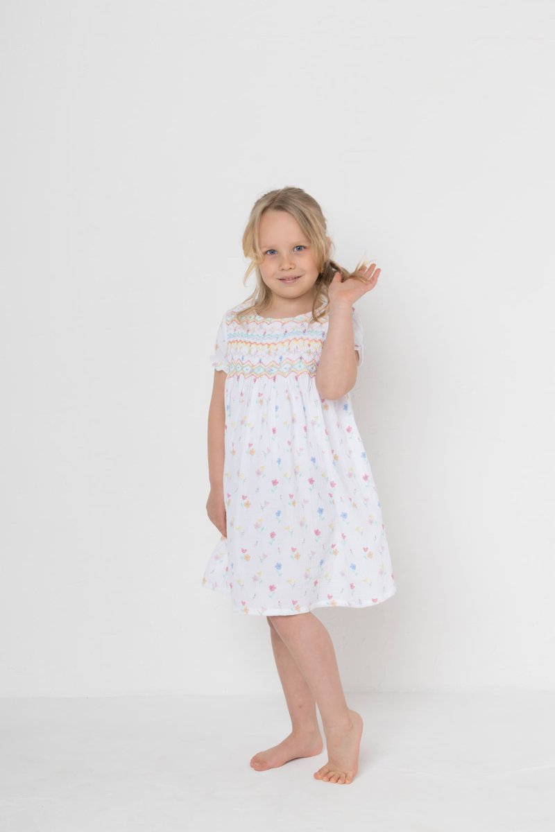 画像2: 【ドール用】ポピー・ハンドスモック・ドールドレス (2)